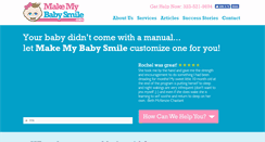 Desktop Screenshot of makemybabysmile.com